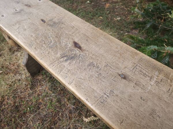 Banc campagnard ancien