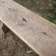Old country bench