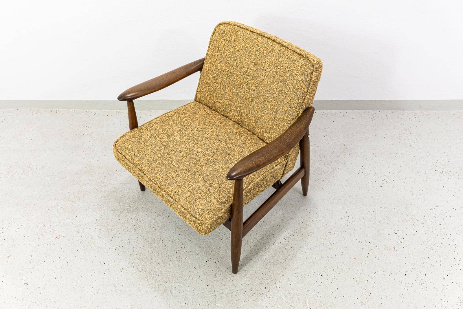 Mid-century Armchair GFM87 in Kvadrat By Juliusz Kędziorek, 1960s