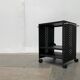Postmodern perforated metal service trolley, 1980s