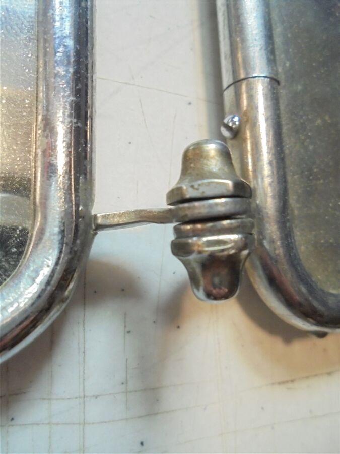 Barber triptych mirror 69x28cm