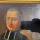 Important portrait 18th century - Philippe Roux, Priest in Périgord - Dated 1751