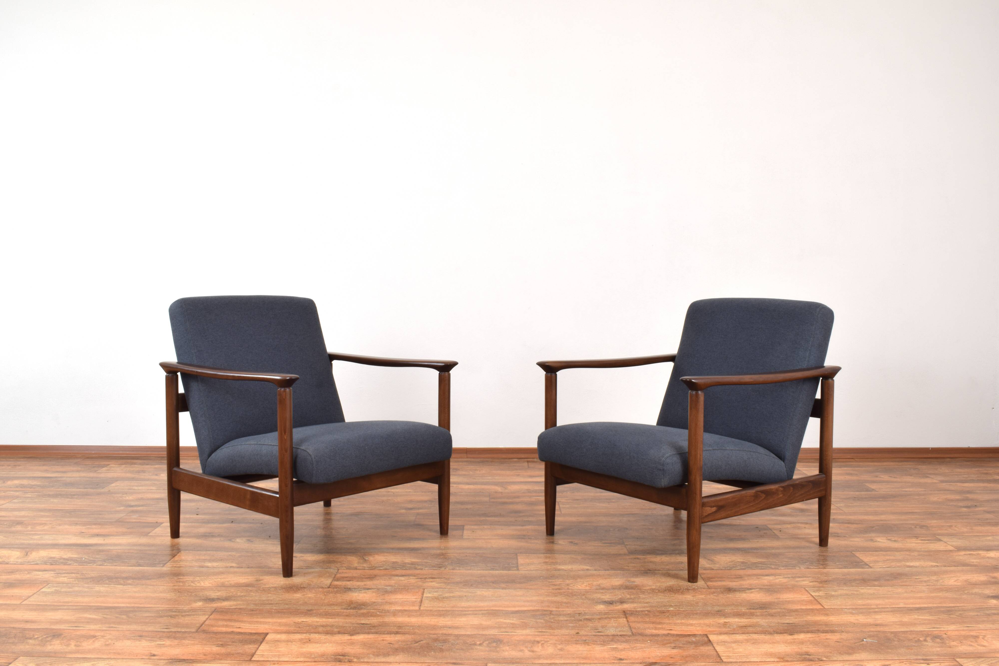 Fauteuil lounge polonais du milieu du siècle par Edmund Homa, 1960