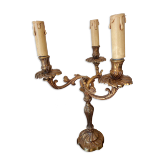 bronze candle holder