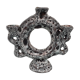 Ceramic candle holder fat lava