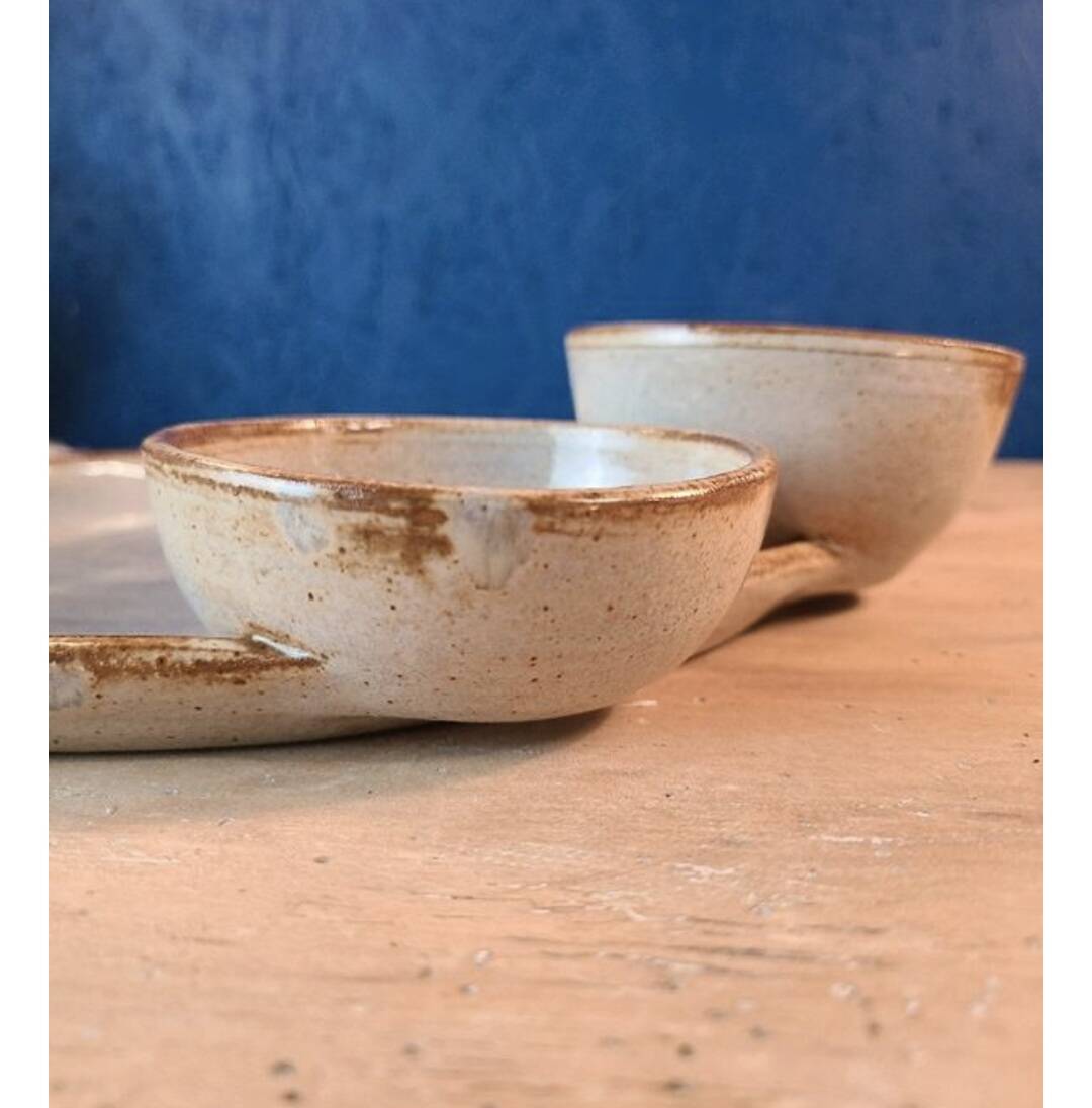 Vintage ceramic appetizer dish