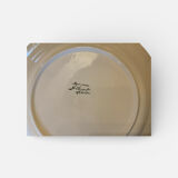 Set of 3 Saint-Clément majolica plates – fruit decoration – 19th century