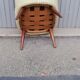 Vintage armchair beige fabric