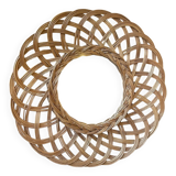 Rattan sun mirror