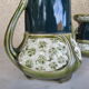 Lot de 3 vases art déco en barbotine