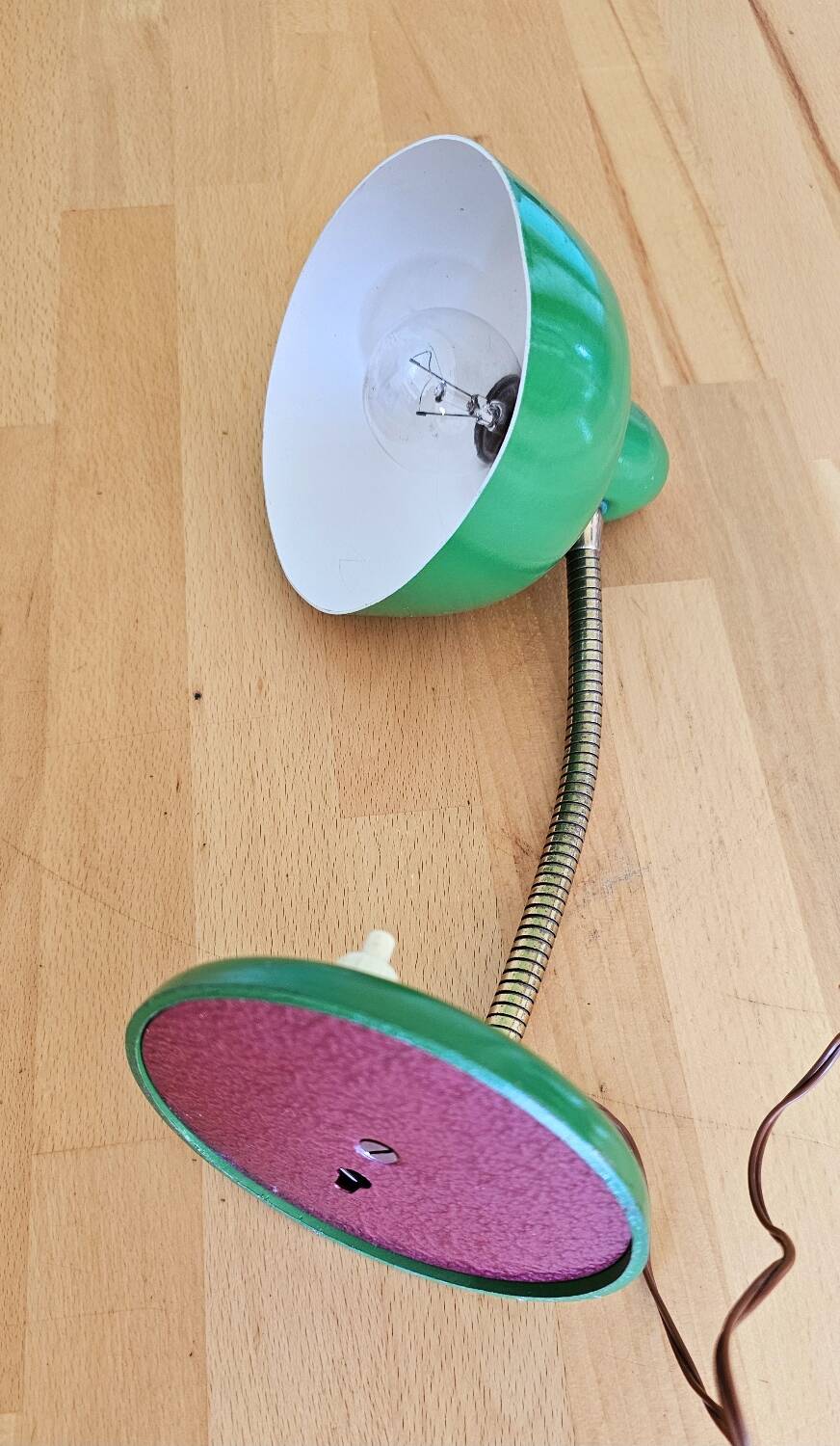 Industrial desk lamp