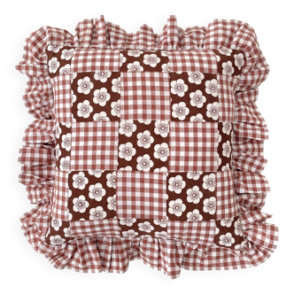 Hi Ginette patchwork cushion