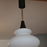 Opaline suspension lacquered steel and brass