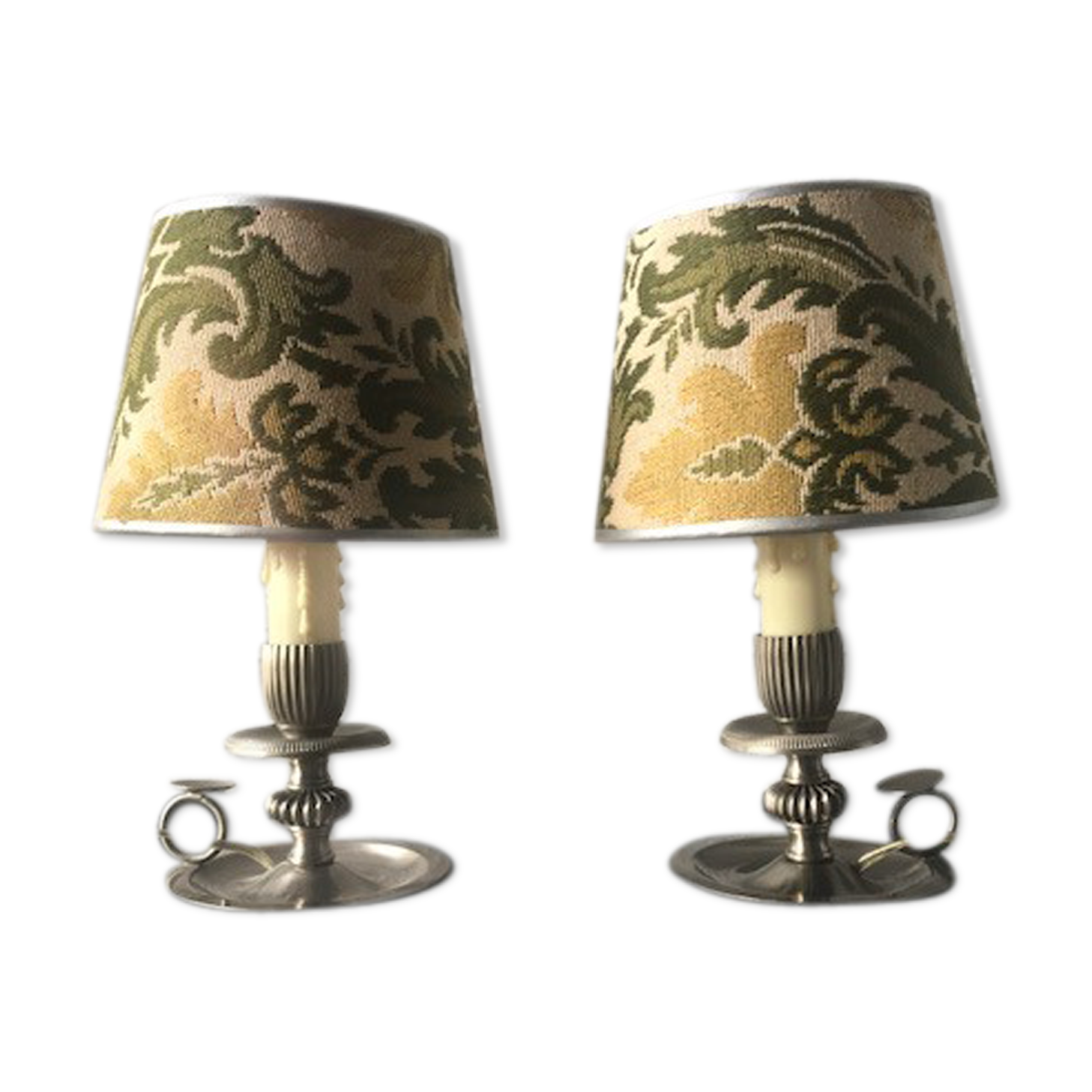 Pair of old bedside lamps