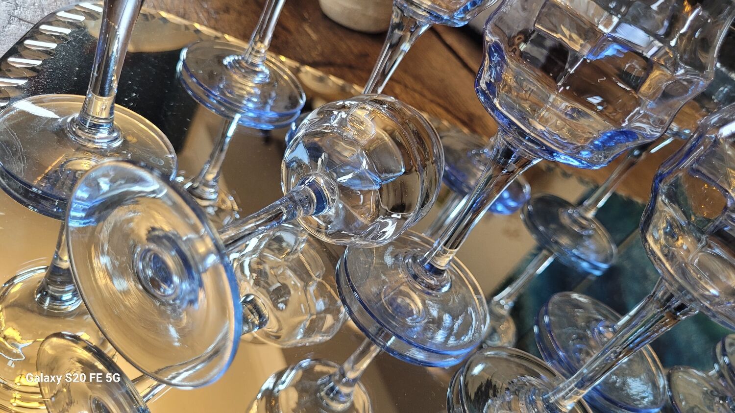 Art deco stemware