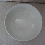 Salad bowl old faience St Amand decoration floral frieze green rinses