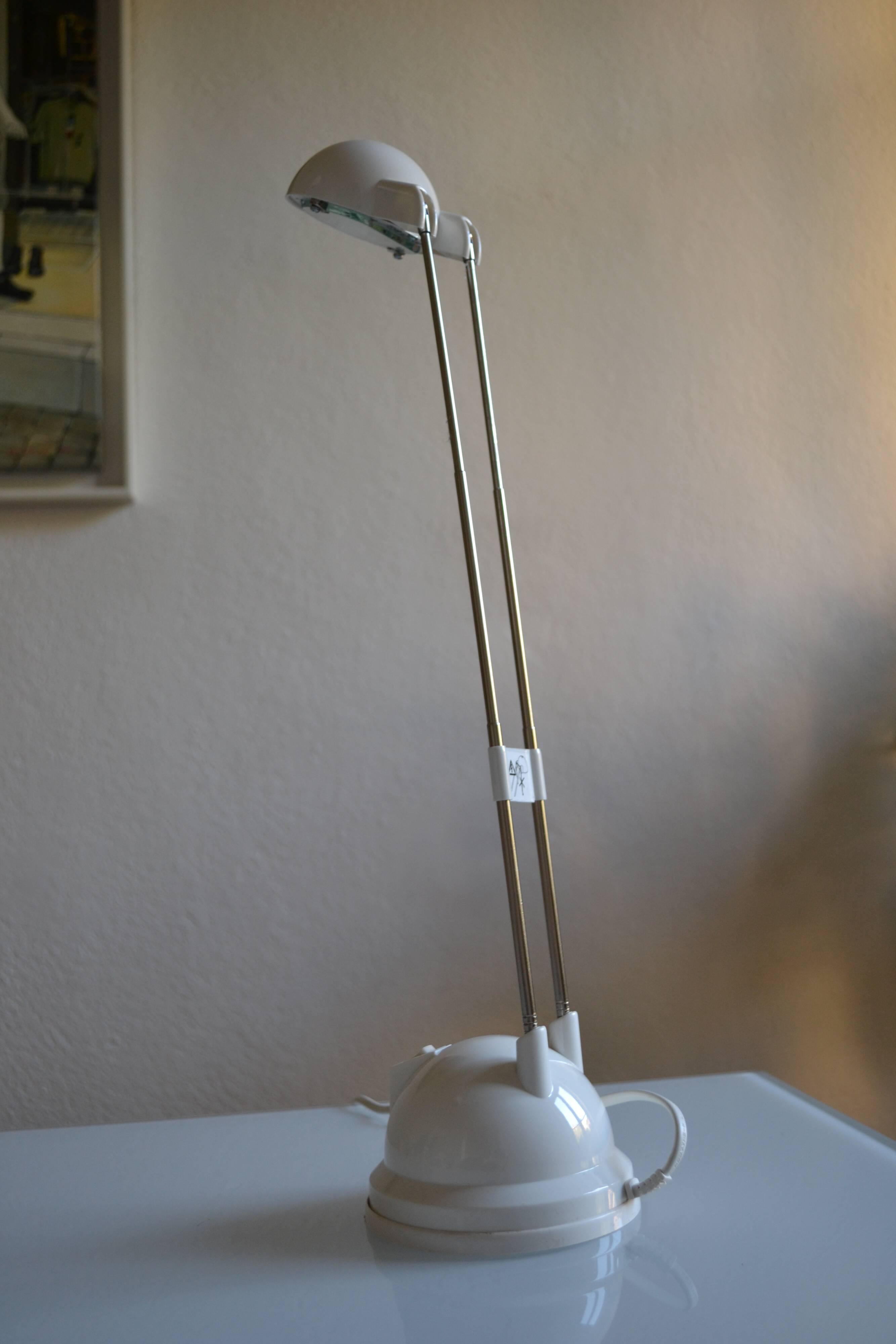 Lampe vintage 1990 Ikéa Espressivo blanc ** Neuve de stock **