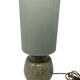 Ceramic lamp and linen shade