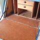 Blue school desk, early 20th century