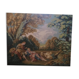 Tapestry "the sleeping shepherdess"