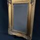 Miroir biseauté trumeau doré avec enfants 32x70cm