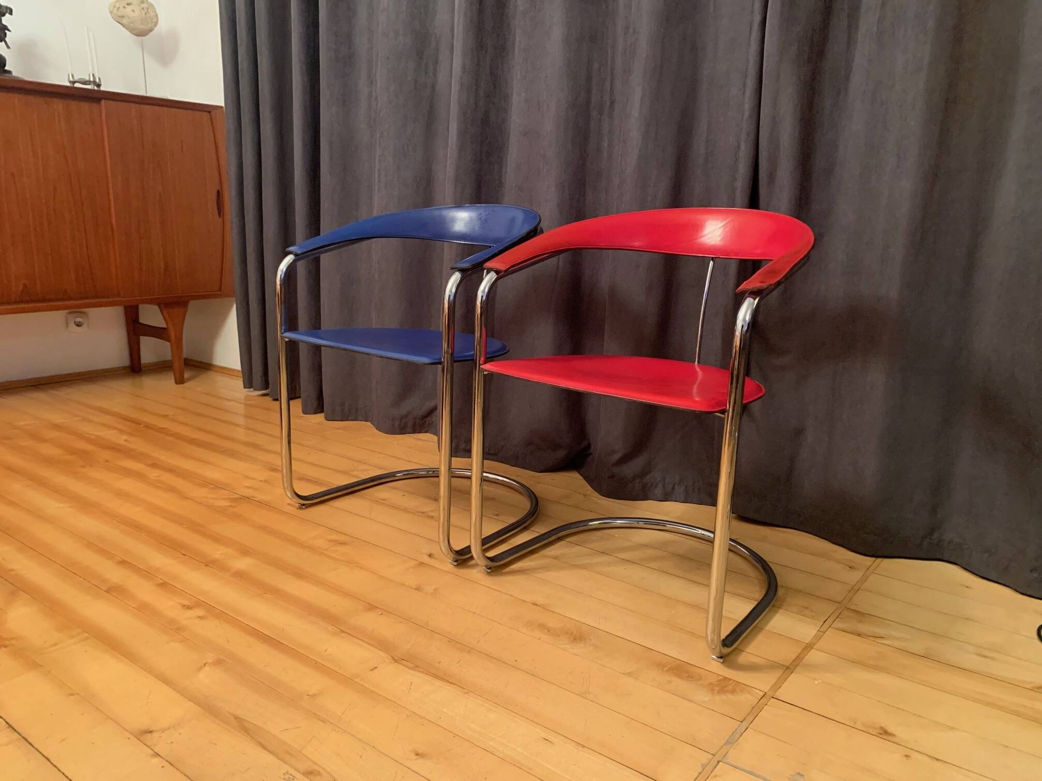A pair of Canasta chairs, Arrben, Italy, 1970s