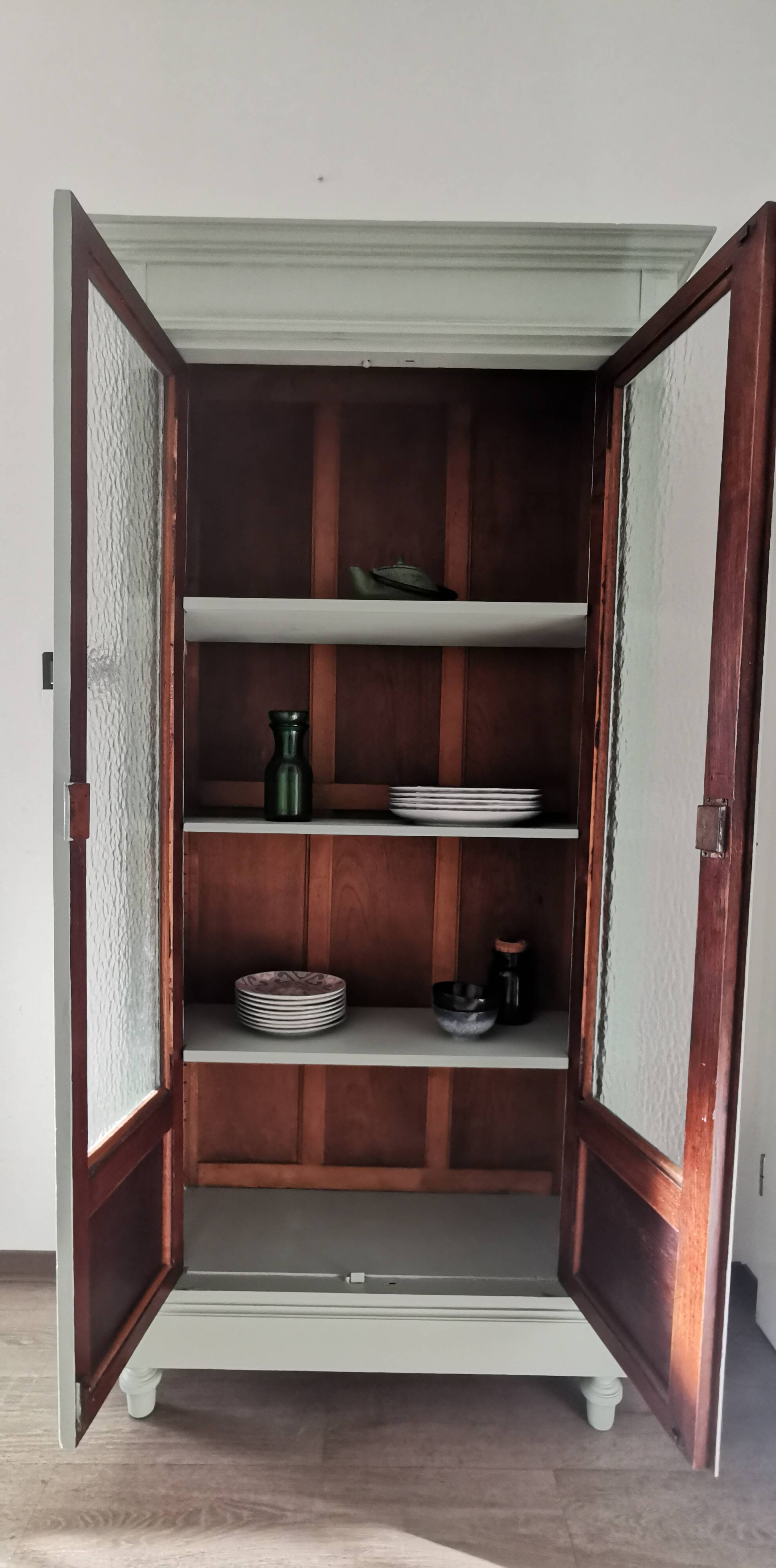 Parisian glass cabinet