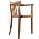 Antique Art Nouveau oak armchair, Austria or Germany circa 1910