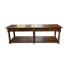 Farmhouse draper table walnut