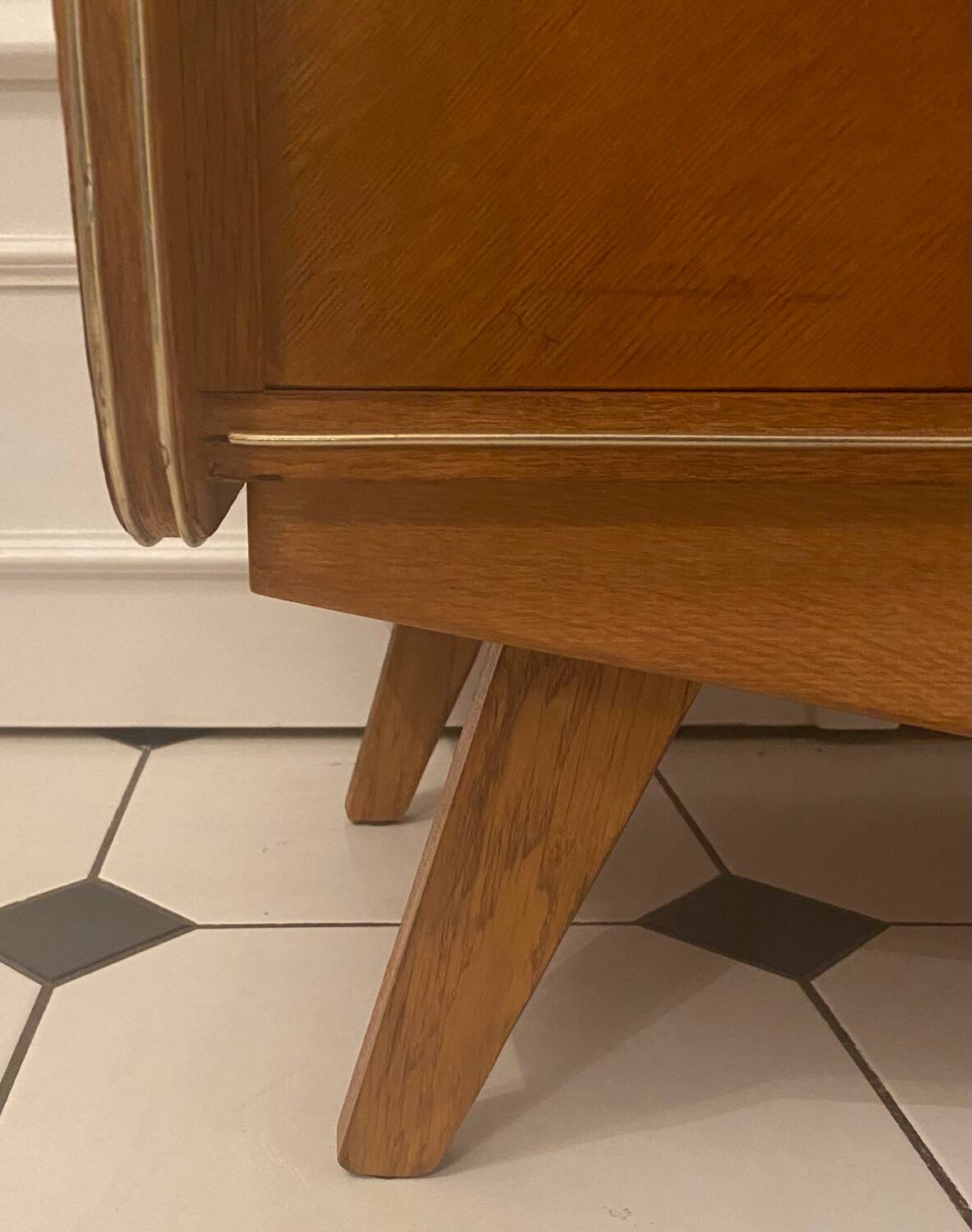 Vintage compass feet sideboard