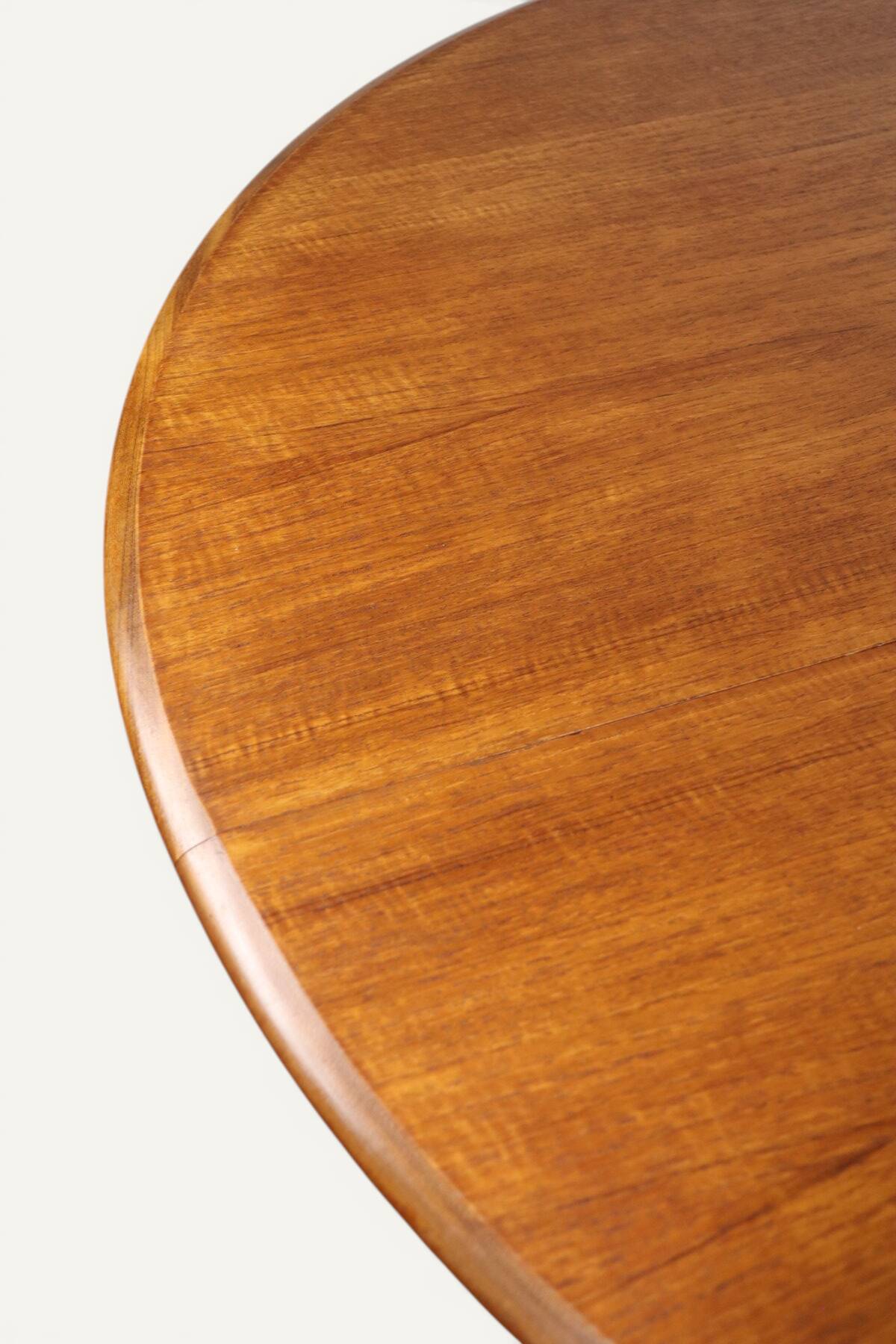 Scandinavian extendable dining table in teak - 1960s