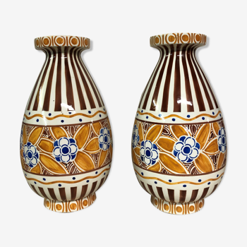 Pair of ceramic vases