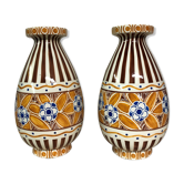 Paire de vases en céramique