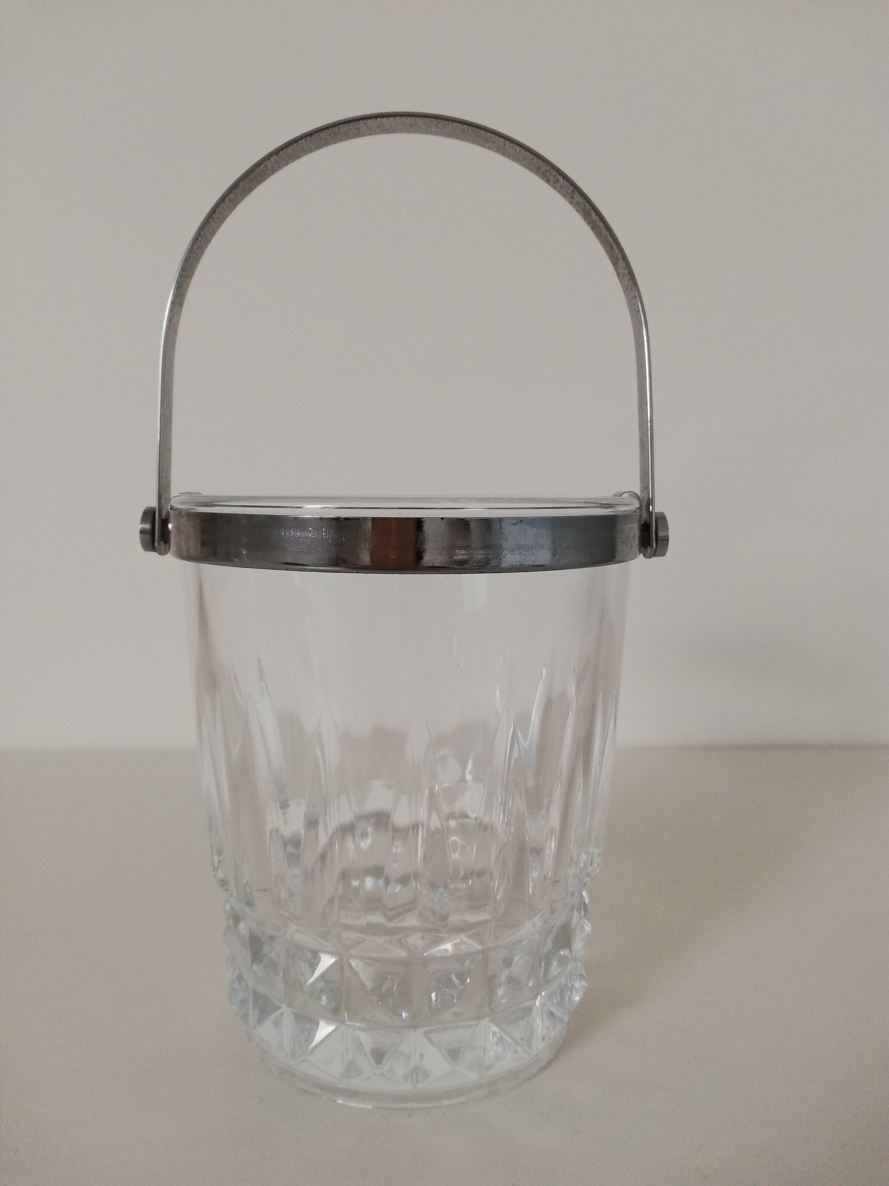 Vintage Arques crystal ice bucket