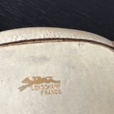 Ashtray in red ceramic and leather Longchamp