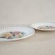 2 assiettes en terre de fer