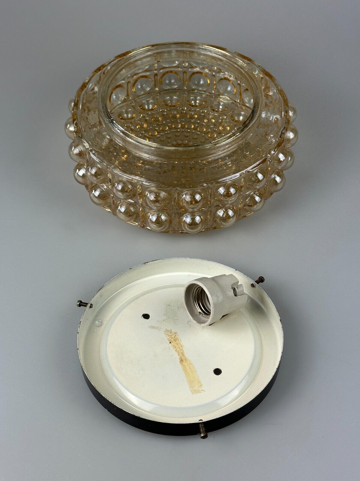 60s 70s Plafoniere Ceiling Lamp or Wall Lamp Bubble Glass Space Age Design