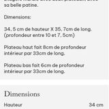 Vintage wooden wall shelf