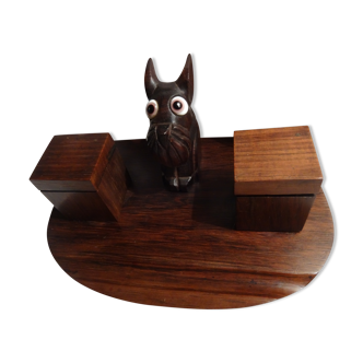 Ink wood fox terrier