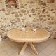 Table ronde orme style Pierre Chapo
