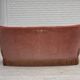 1970s, 3-seater Danish curved sofa, pink furniture velour.