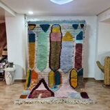 Traditional handmade Beni Ouarin rug size 150 x 250 cm