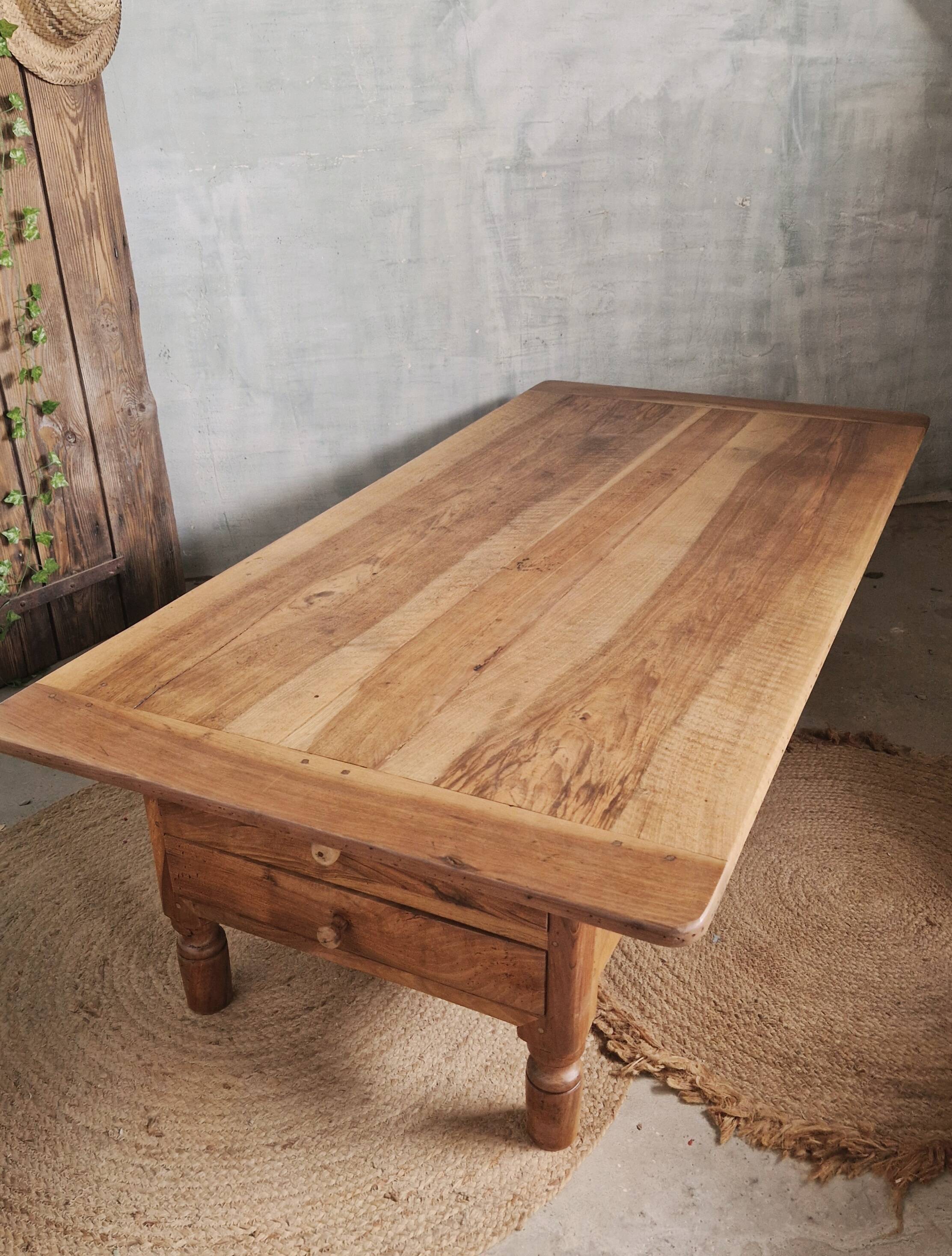 Old and large coffee table