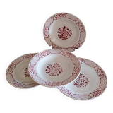 Digoin Sarreguemines deep plates Versailles model