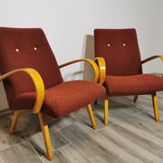 Paire de fauteuils by Jaroslav Smidek