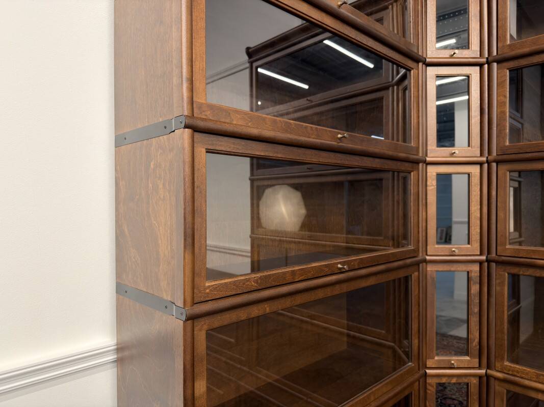 Bibliothèque d'angle de style Globe Wernicke classique en anglais