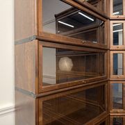 Classic English Globe Wernicke Style Corner Bookcase