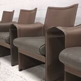 Korium wide armchair(s), design Tito Agnoli, Matteo Grassi, 1980
