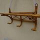 Vintage coat rack in rattan