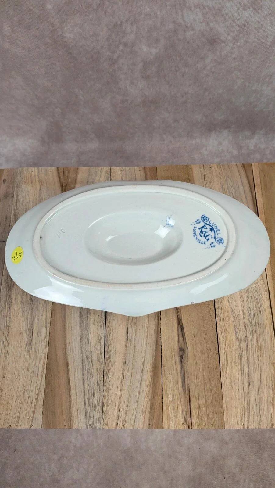 Antique sauce boat K&g Lunéville – Lunel model